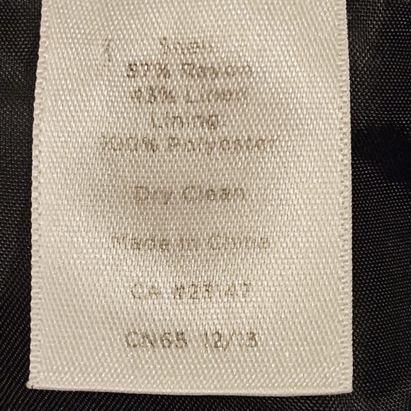 Talbots SZ 18W Black Linen Blend Heritage Flat Front Straight Leg Lined Pants - Picture 5 of 13